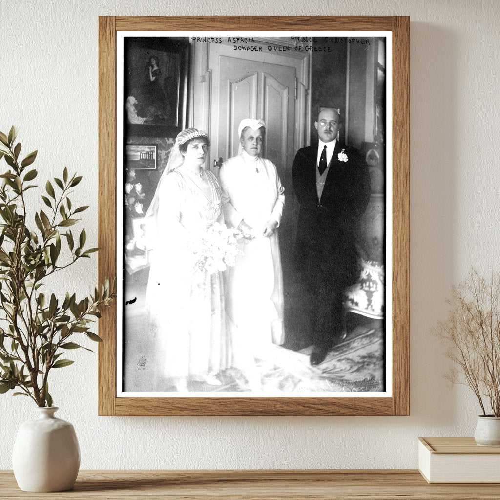 1920 Royal Gathering: Princess Aspacia & Greek Royals