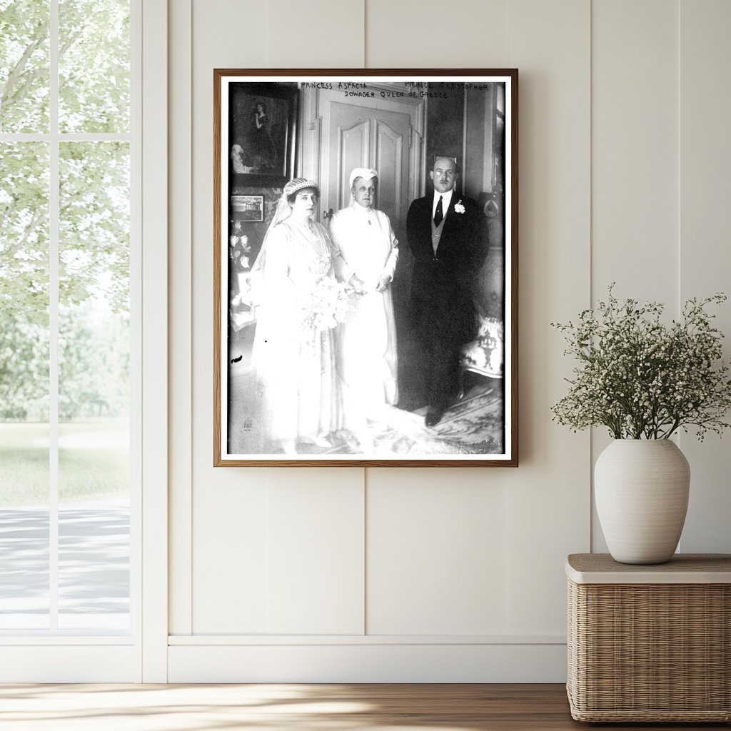 1920 Royal Gathering: Princess Aspacia & Greek Royals