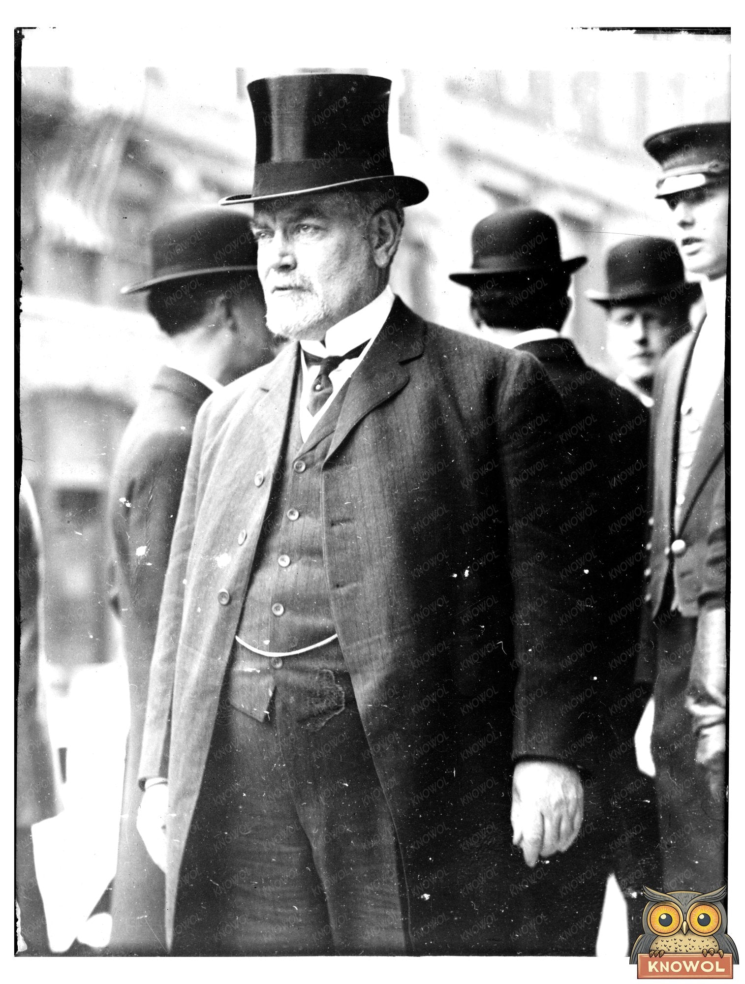 Early 1900s New York Senator in Vintage Portrait