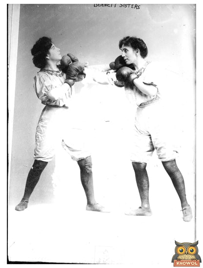 1910s Boxing Match: Bold Bennett Sisters Battle