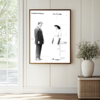 1912 Portrait of Congressman and Mrs. Littleton