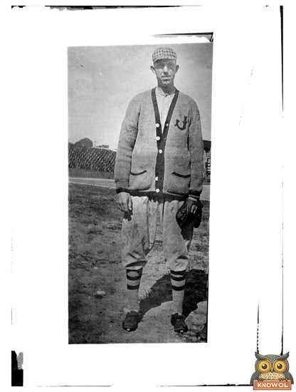 1912 Minor League Baseball Pitcher in Action