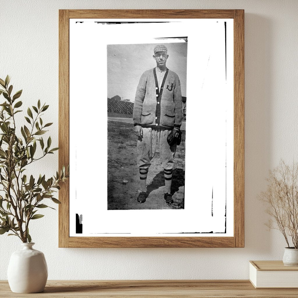 1912 Minor League Baseball Pitcher in Action