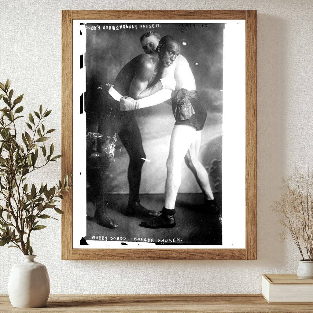 1910 Portrait of Holger Hausen: A Timeless Glimpse