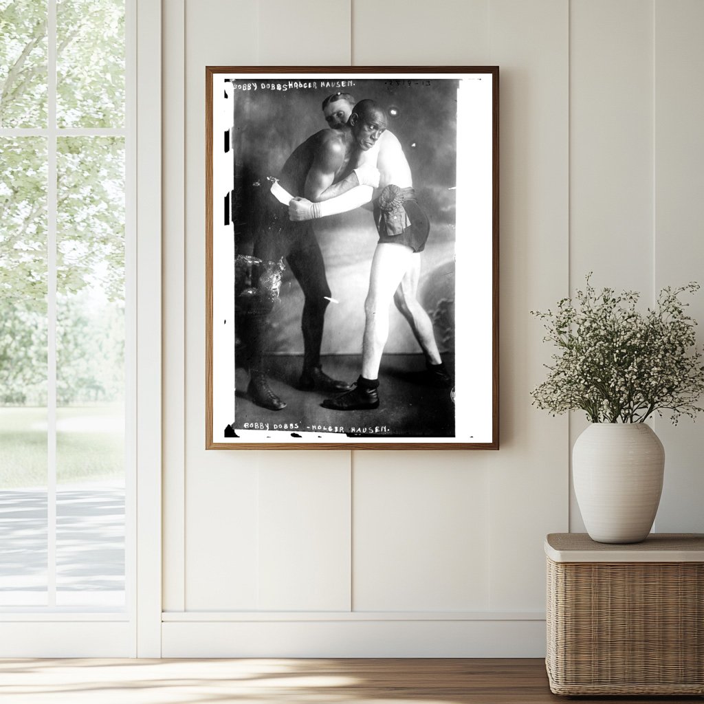 1910 Portrait of Holger Hausen: A Timeless Glimpse