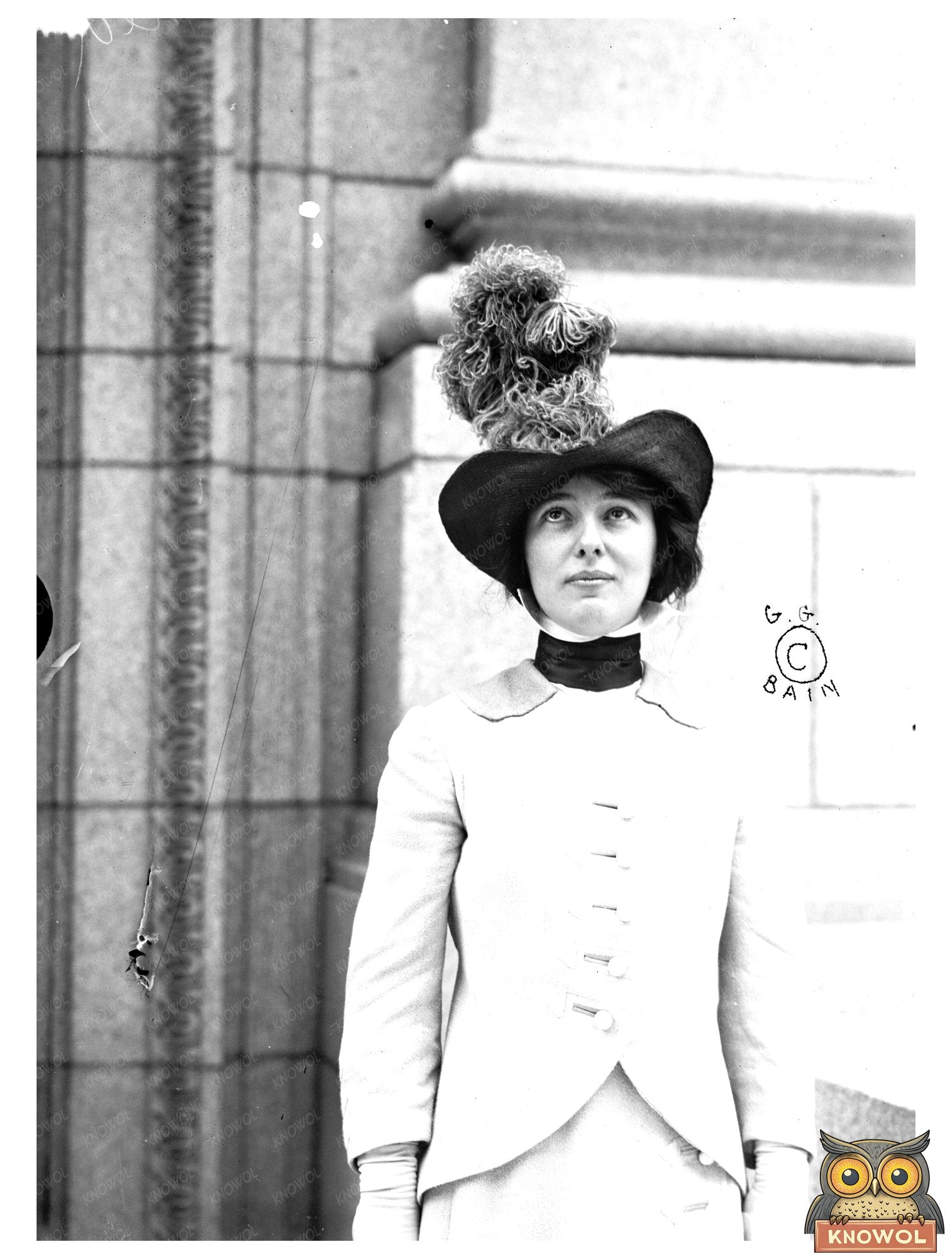 Elegant Portrait of Mrs. Harry K. Thaw, 1910s