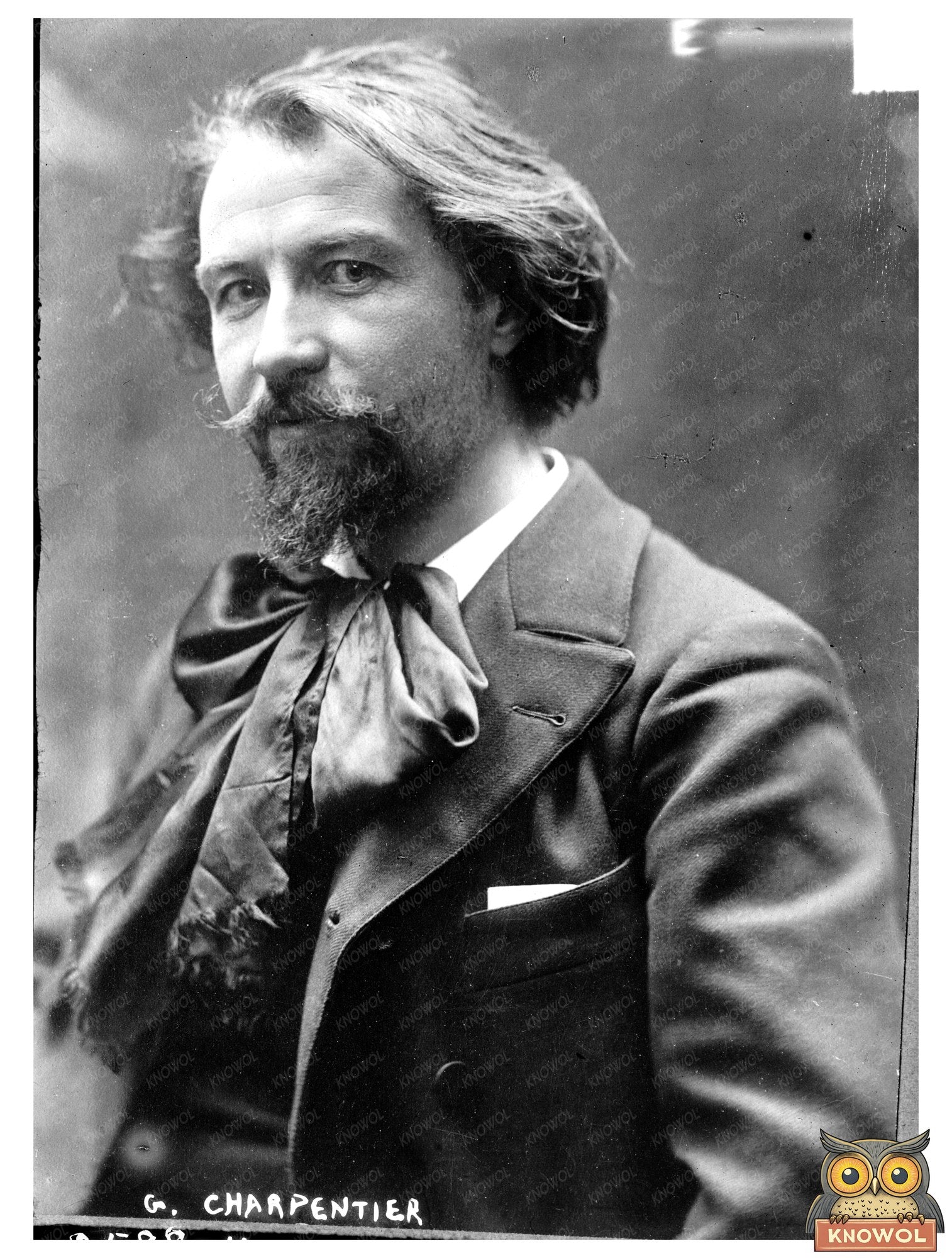 Early 1900s Portrait of Influential Figure Charpentier