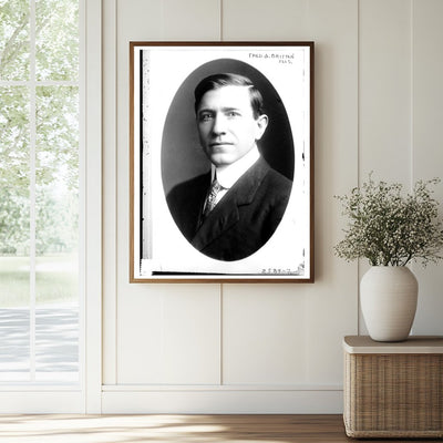 Historic Portrait of Illinois Legislator Fred A. Britten