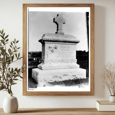 Stanley Ketchels Historic Gravestone - Boxing Legend