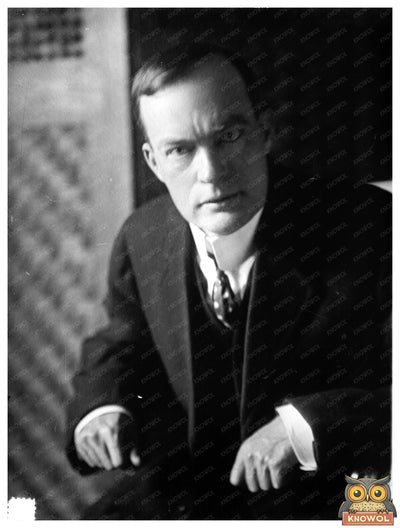 Early 1900s Michigan Portrait of F.O. Lindquist