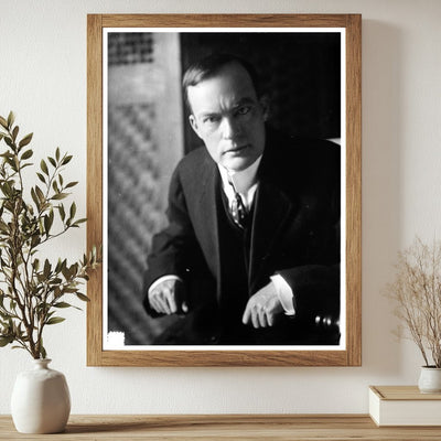 Early 1900s Michigan Portrait of F.O. Lindquist