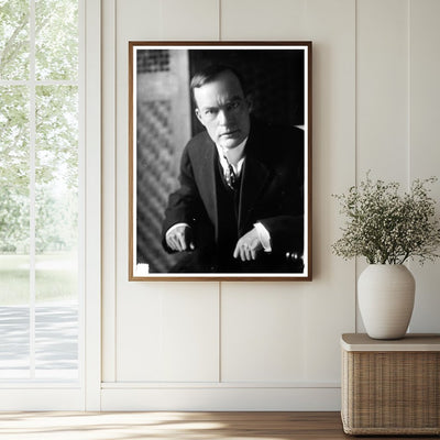 Early 1900s Michigan Portrait of F.O. Lindquist