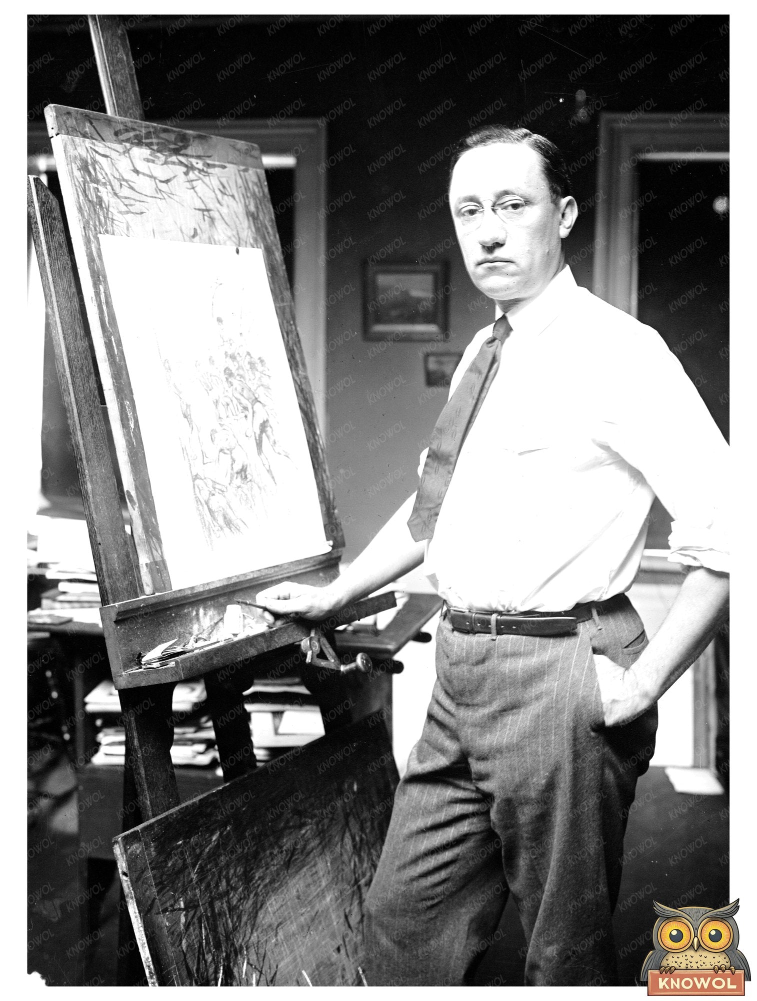 Portrait of Wallace Morgan, U.S. Congressman, 1913