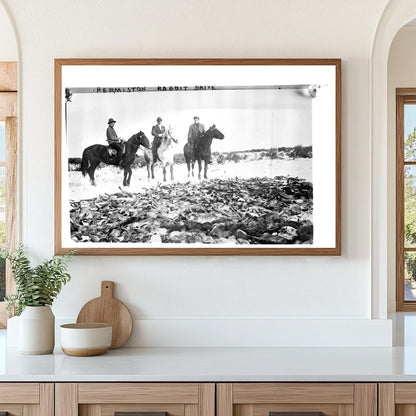 Historic 1913 Hermiston Community Rabbit Drive