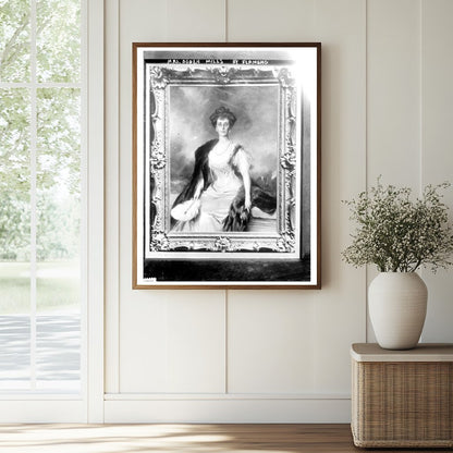 Elegant Portrait of Mrs. Ogden Mills, Circa 1910