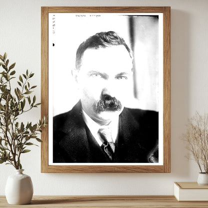 1910s Labor Movement Pioneer in Historic Portrait