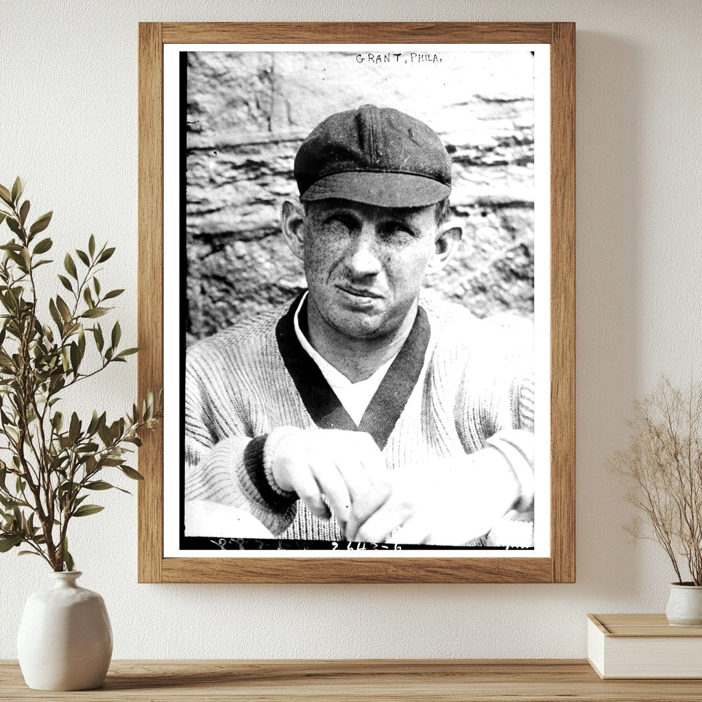 1908 Eddie Grant: A Glimpse of Early Baseball Glory