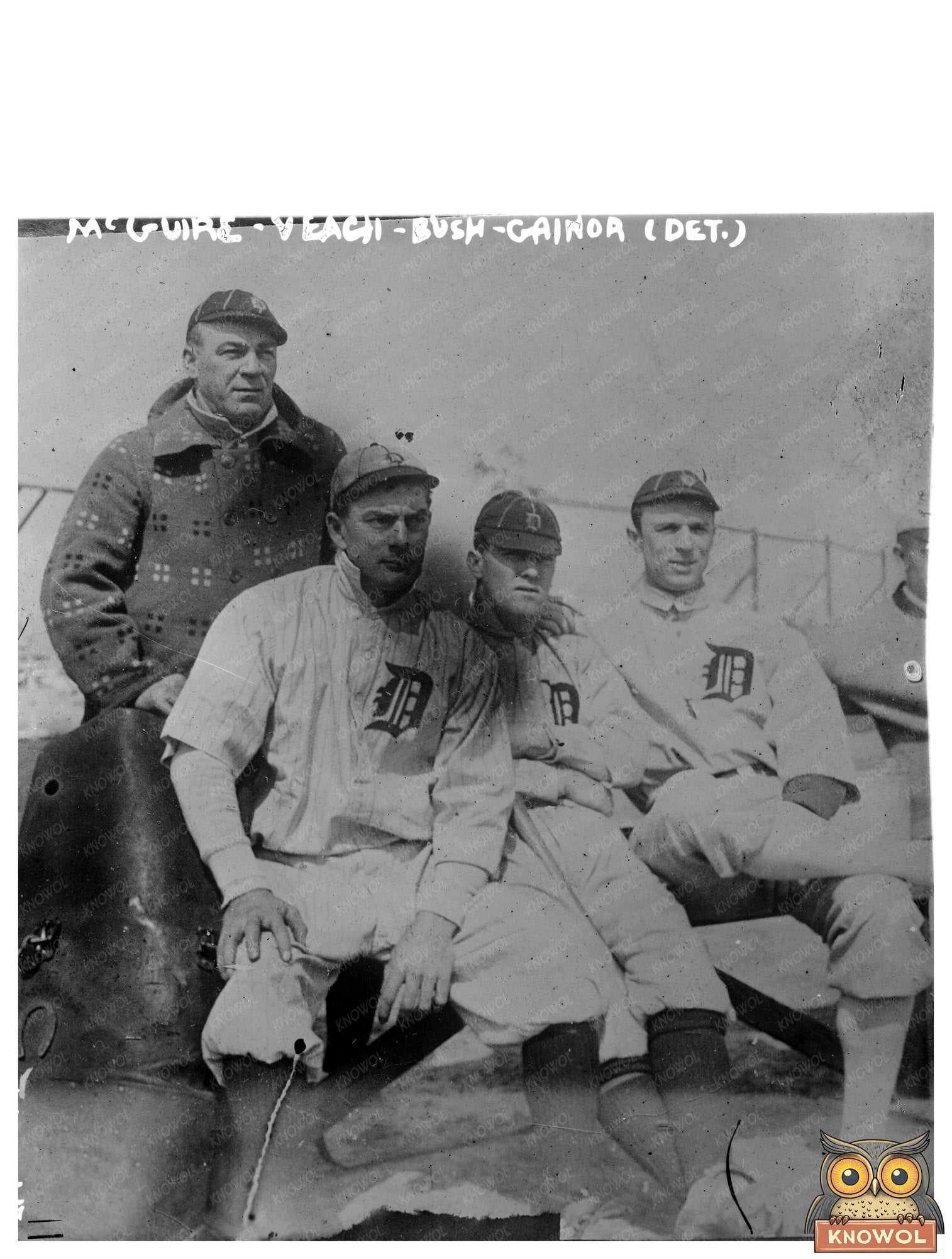 1913 Detroit Baseball Legends: McGuire, Bush & More