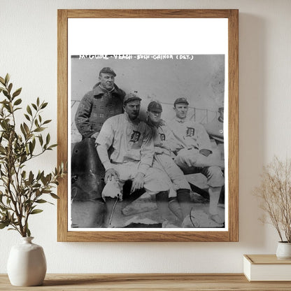 1913 Detroit Baseball Legends: McGuire, Bush & More