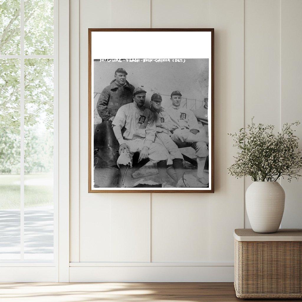 1913 Detroit Baseball Legends: McGuire, Bush & More