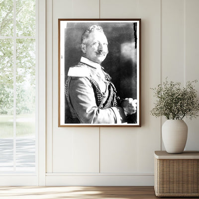 Powerful Portrait of Kaiser Wilhelm II, 1910-1915
