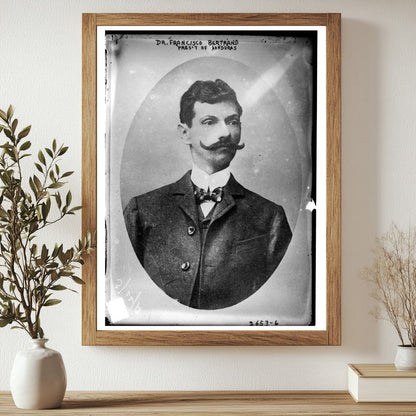 1913 Portrait of Dr. Bertrand, Honduran President
