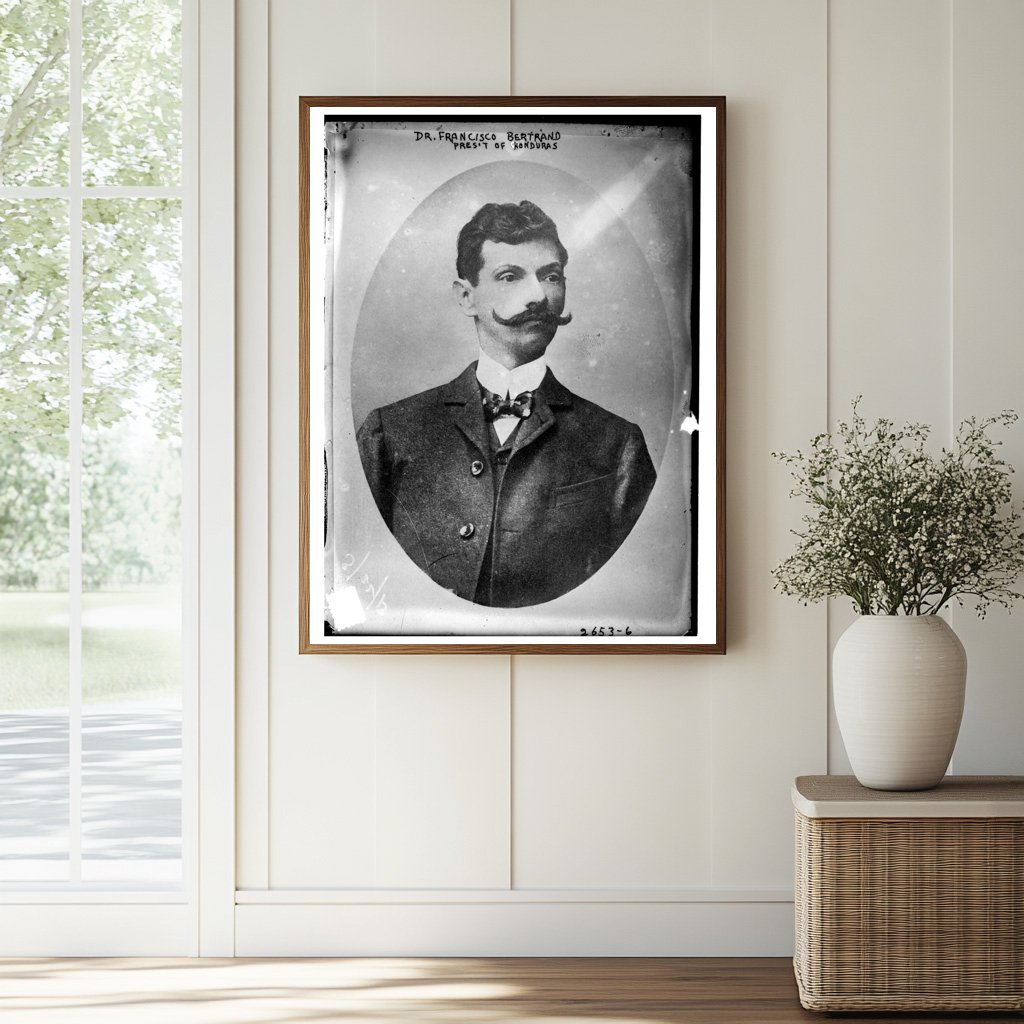 1913 Portrait of Dr. Bertrand, Honduran President