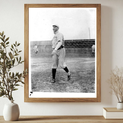 1913 Cleveland Baseball Star Willie Mitchell Portrait