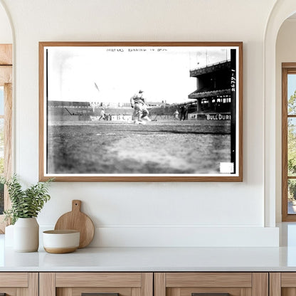 1913 Baseball Action: Chief Meyers of New York Giants
