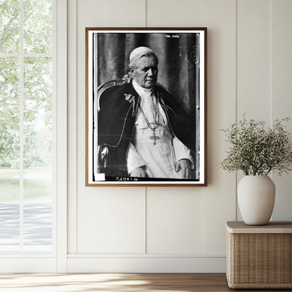 1913 Portrait of Pope Pius X in Ecclesiastical Regalia