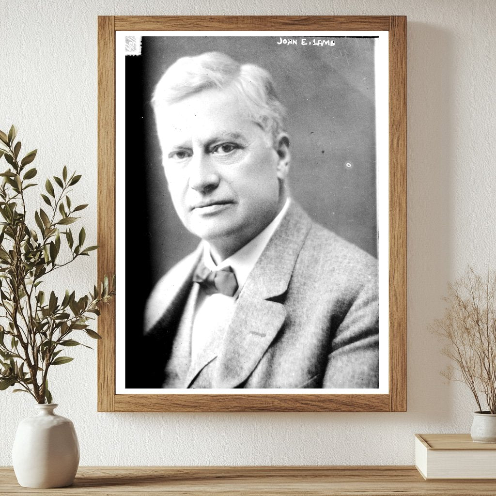 Historic Portrait of 1913 Public Service Leader