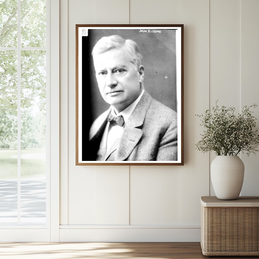 Historic Portrait of 1913 Public Service Leader