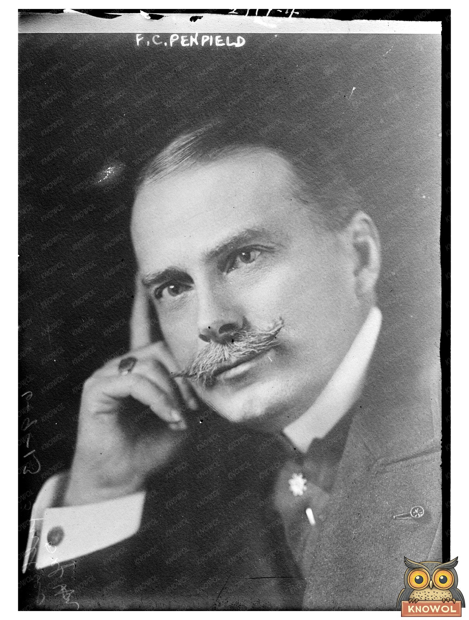 1913 Portrait of American Diplomat Frederic Penfield