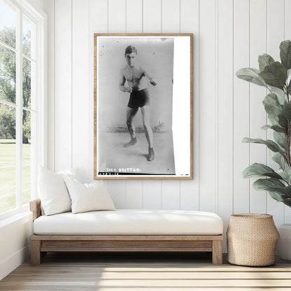 Early 1900s Boxing Legend: Jack Britton in Action
