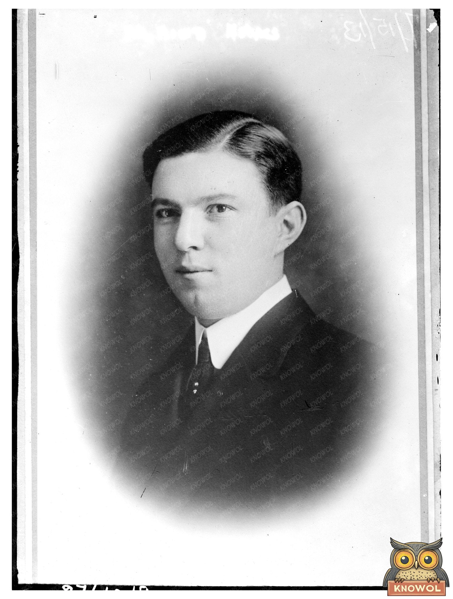 Historically Significant Portrait of Dr. Kovacs, 1913