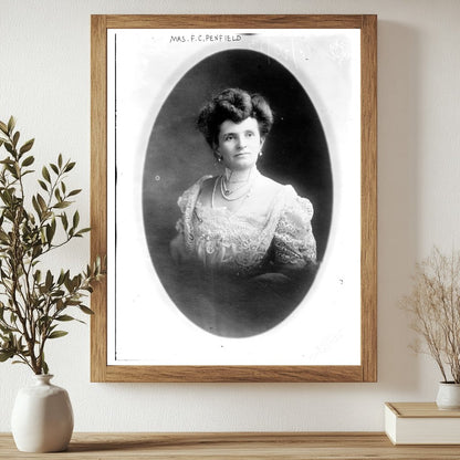 Elegant Early 20th Century Portrait of Mrs. Penfield