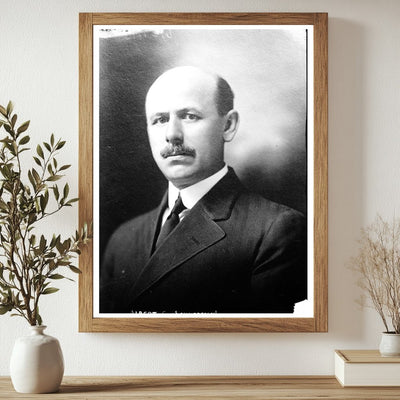 Historic 1913 Portrait of Wisconsin Governor Schmedeman