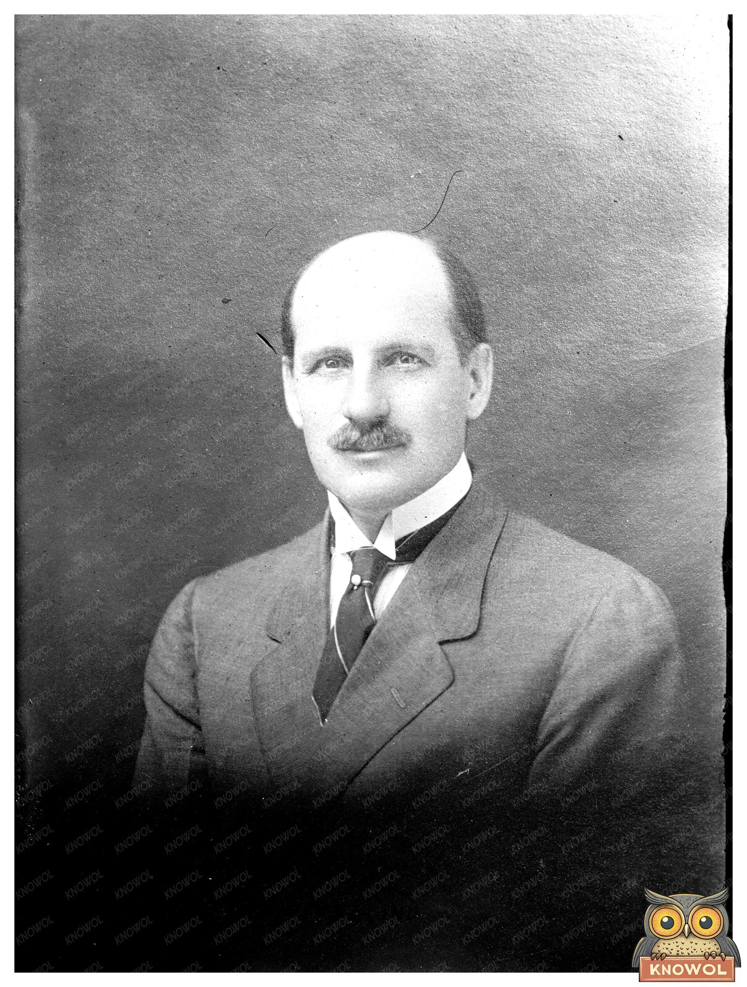 Early 1900s Vintage Portrait of Jos. R. Darling