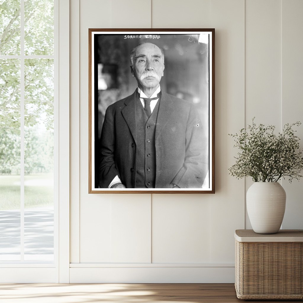 1913 Portrait of Japanese Educator Ebara Soroku