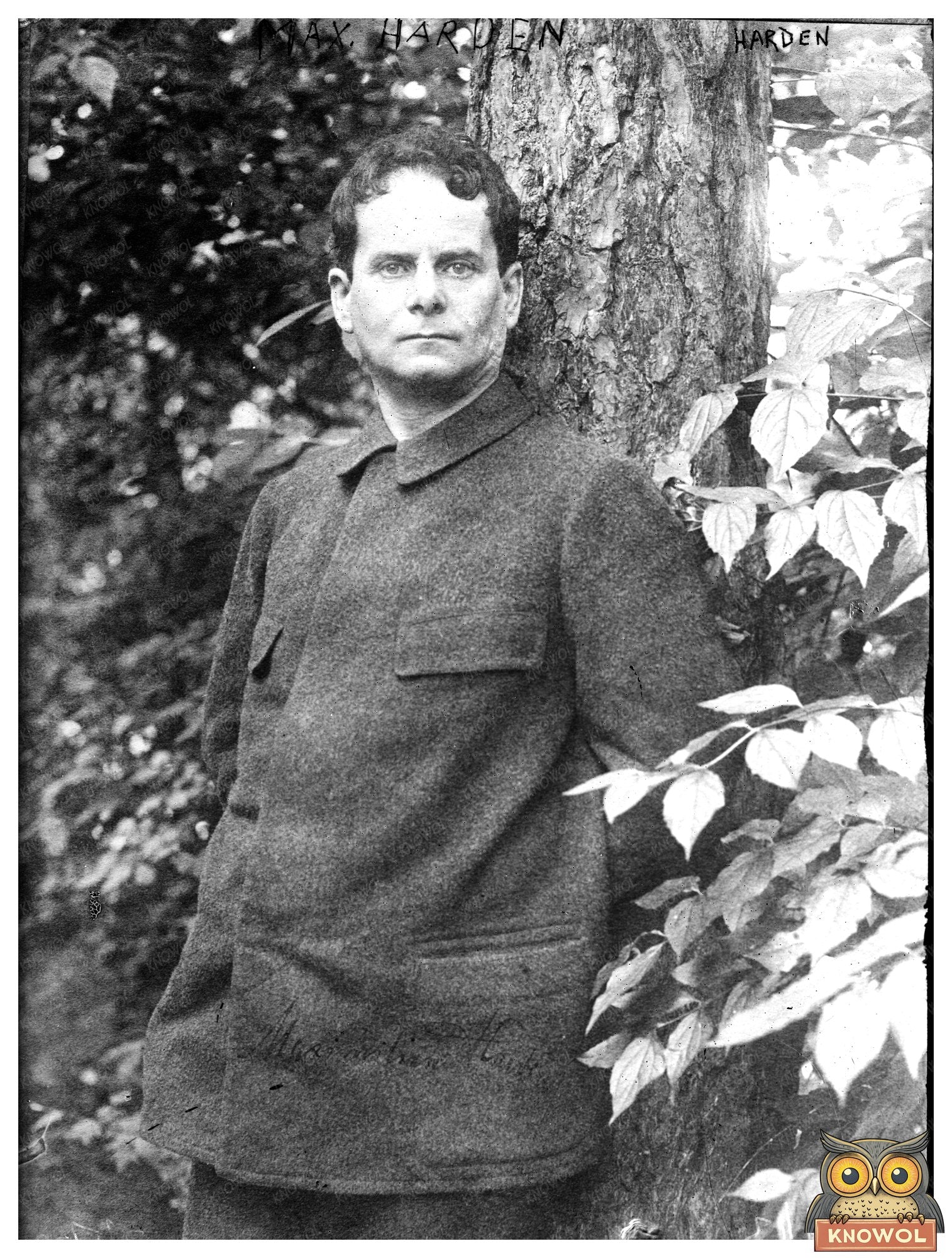 Historic Portrait of Max Harden, July 1913