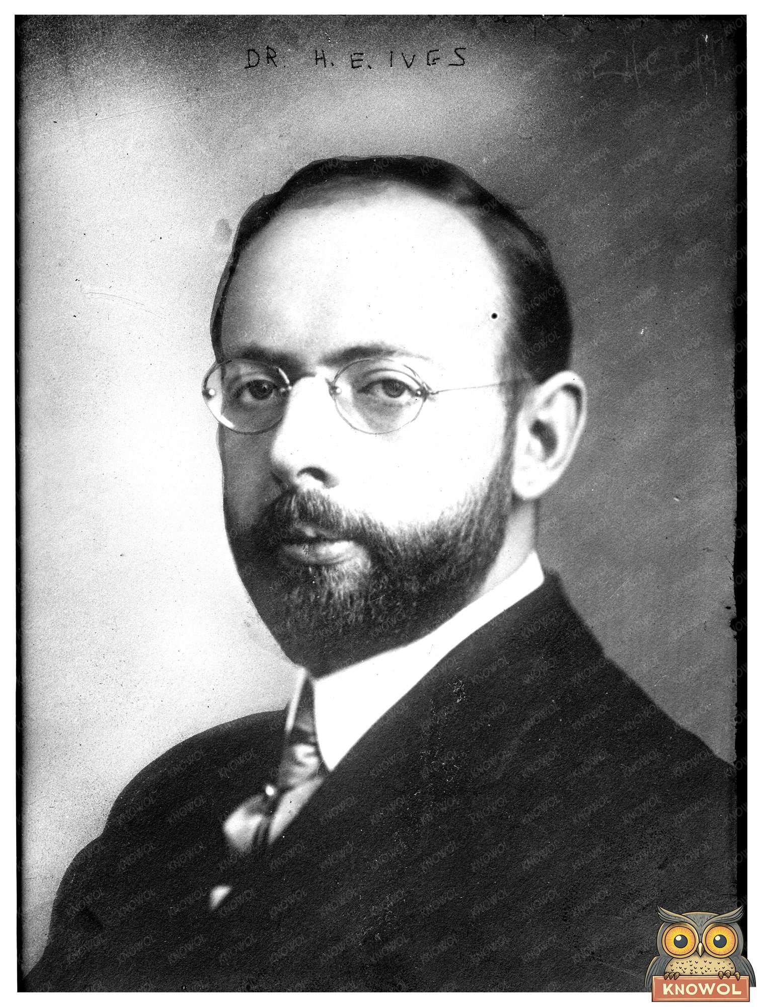 1913 Portrait of a Pioneering Early 20th Century Doctor