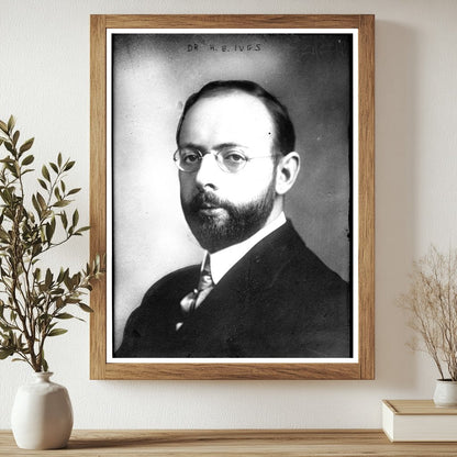 1913 Portrait of a Pioneering Early 20th Century Doctor