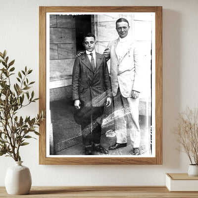 Historic Meeting: Early 20th-Century Politicians