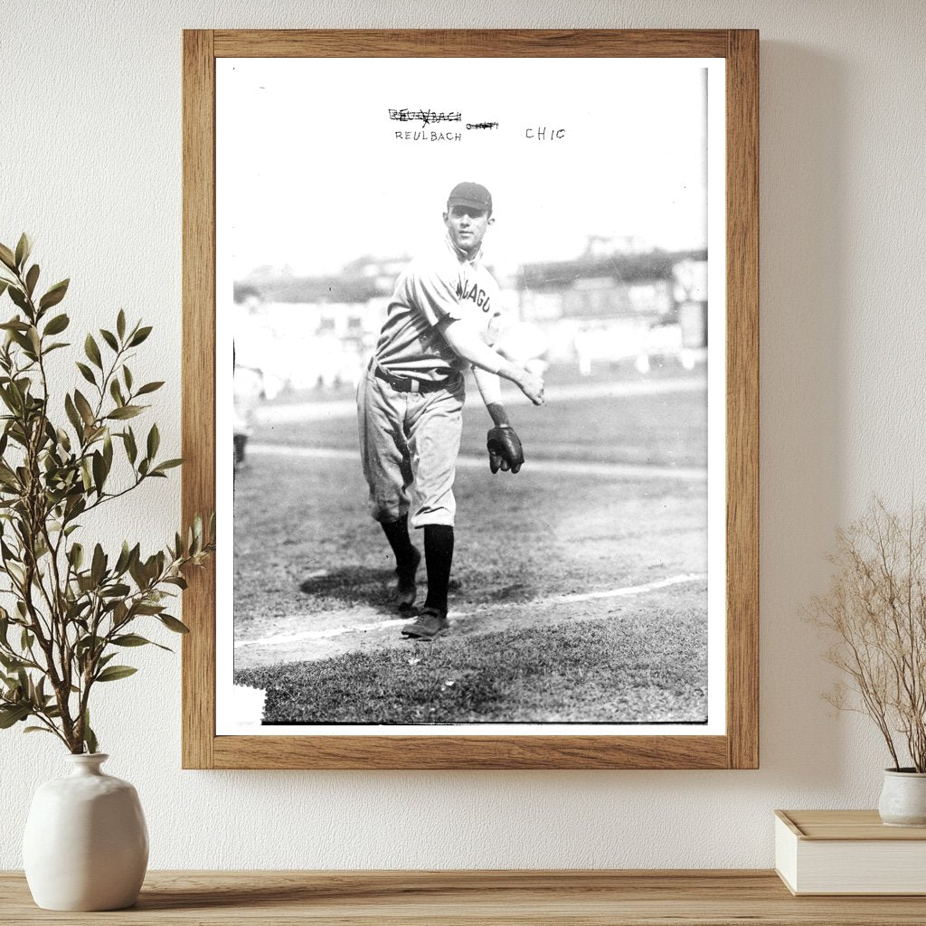 1906 Chicago NL Pitching Star in Action