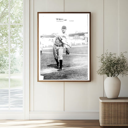 1906 Chicago NL Pitching Star in Action