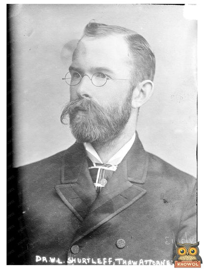 Historic 1913 Portrait of Attorney Dr. W.L. Shurtleff