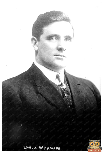 Historic Portrait of Edw. J. McNamara, 1913