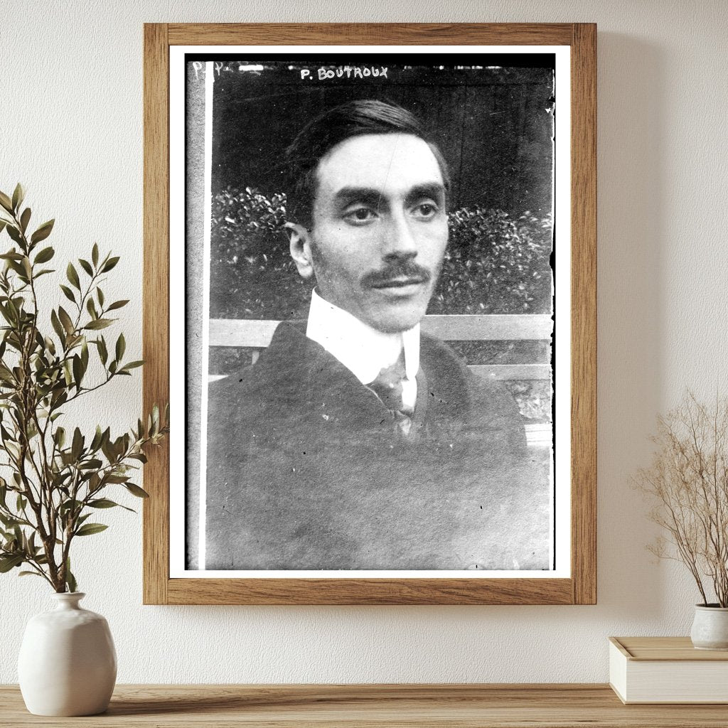 1913 Portrait of Influential French Philosopher