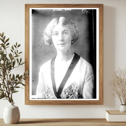 Timeless Portrait of Muriel Dodd, 1913