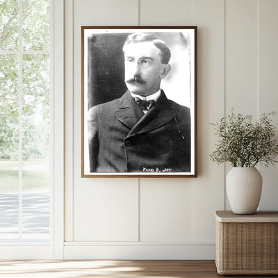 Vintage Portrait of an Early Automotive Pioneer